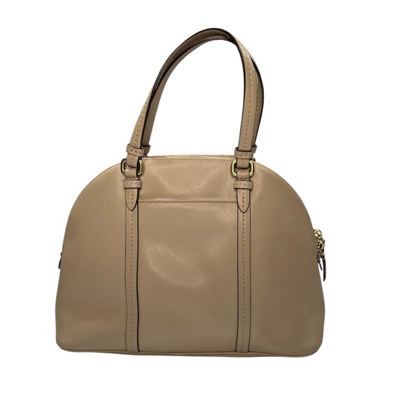 Coach Peyton Cora Dome Top Satchel Bone Sand - Picture 11 of 16